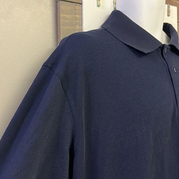 Cutter & Buck Men’s Navy Collared Long Sleeve Three Button Pullover- Large - Picture 5 of 14